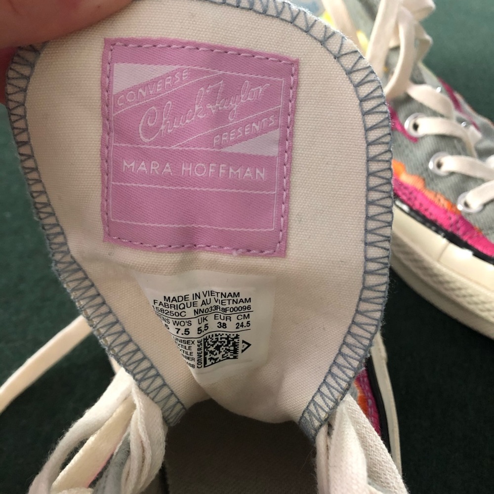 Mara Hoffman x Converse, used like new